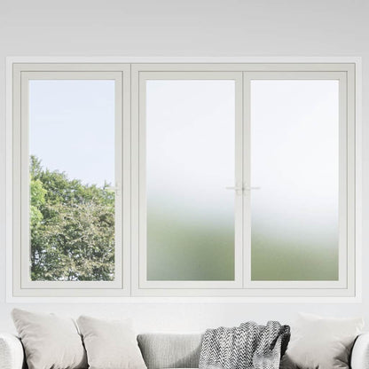 vidaXL Window Films Frosted White PVC 1