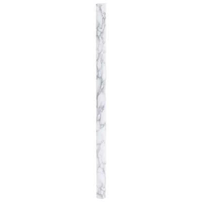 vidaXL Furniture Stickers Self-Adhesive Marble White 90x500 cm PVC 4