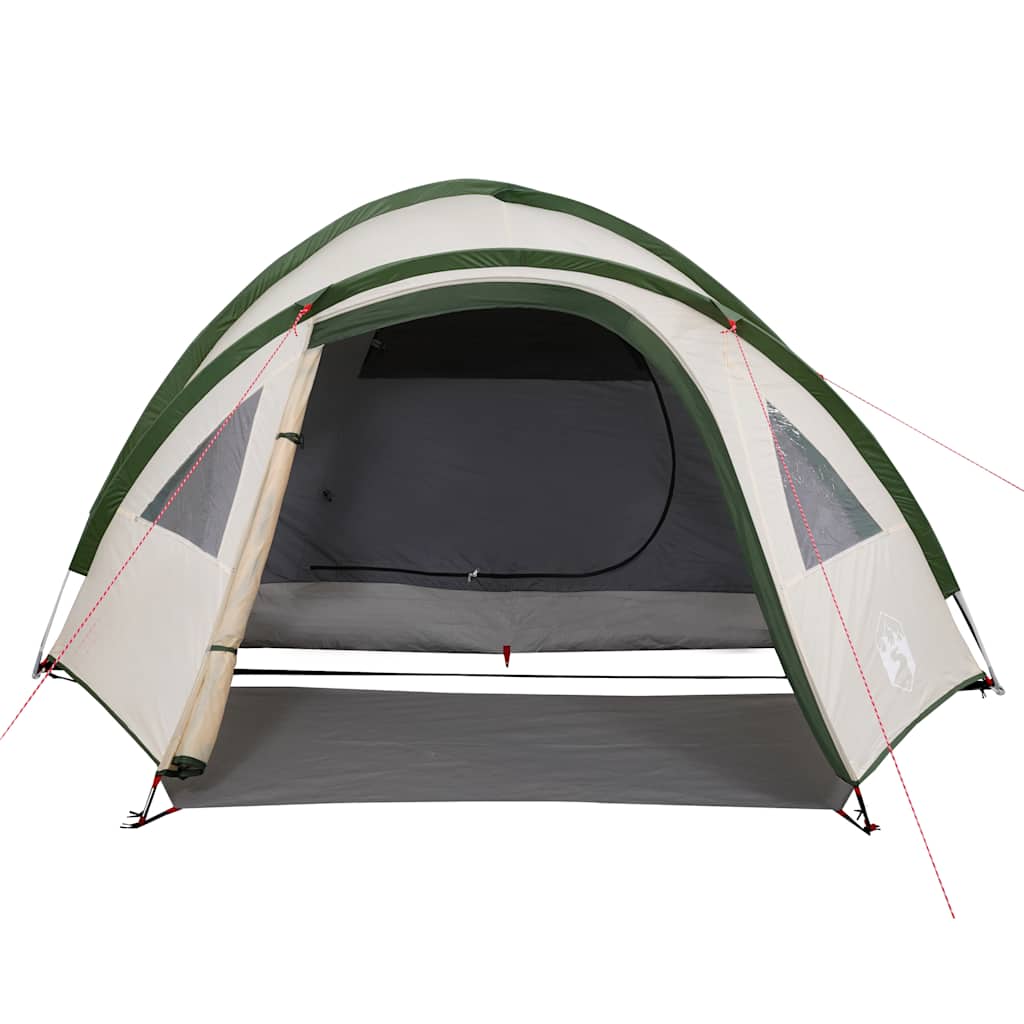 vidaXL Camping Tent Dome 4-Person Green Waterproof 5
