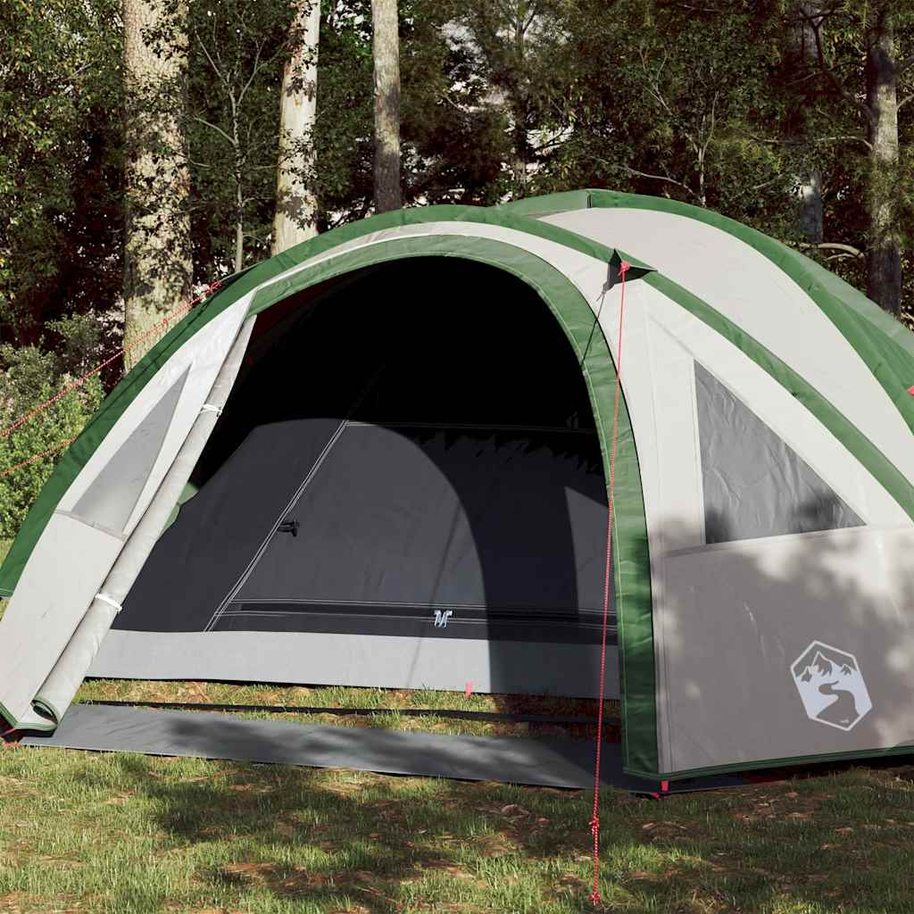vidaXL Camping Tent Dome 4-Person Green Waterproof 1