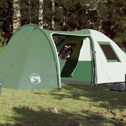 Family Tent Dome Waterproof Green 6-Person