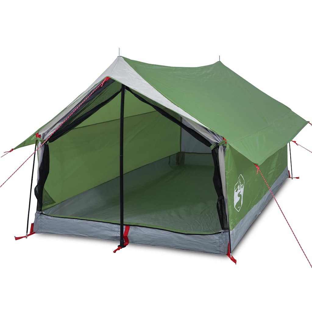 vidaXL Camping Tent 2-Person Green Waterproof 2
