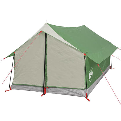 vidaXL Camping Tent 2-Person Green Waterproof 6