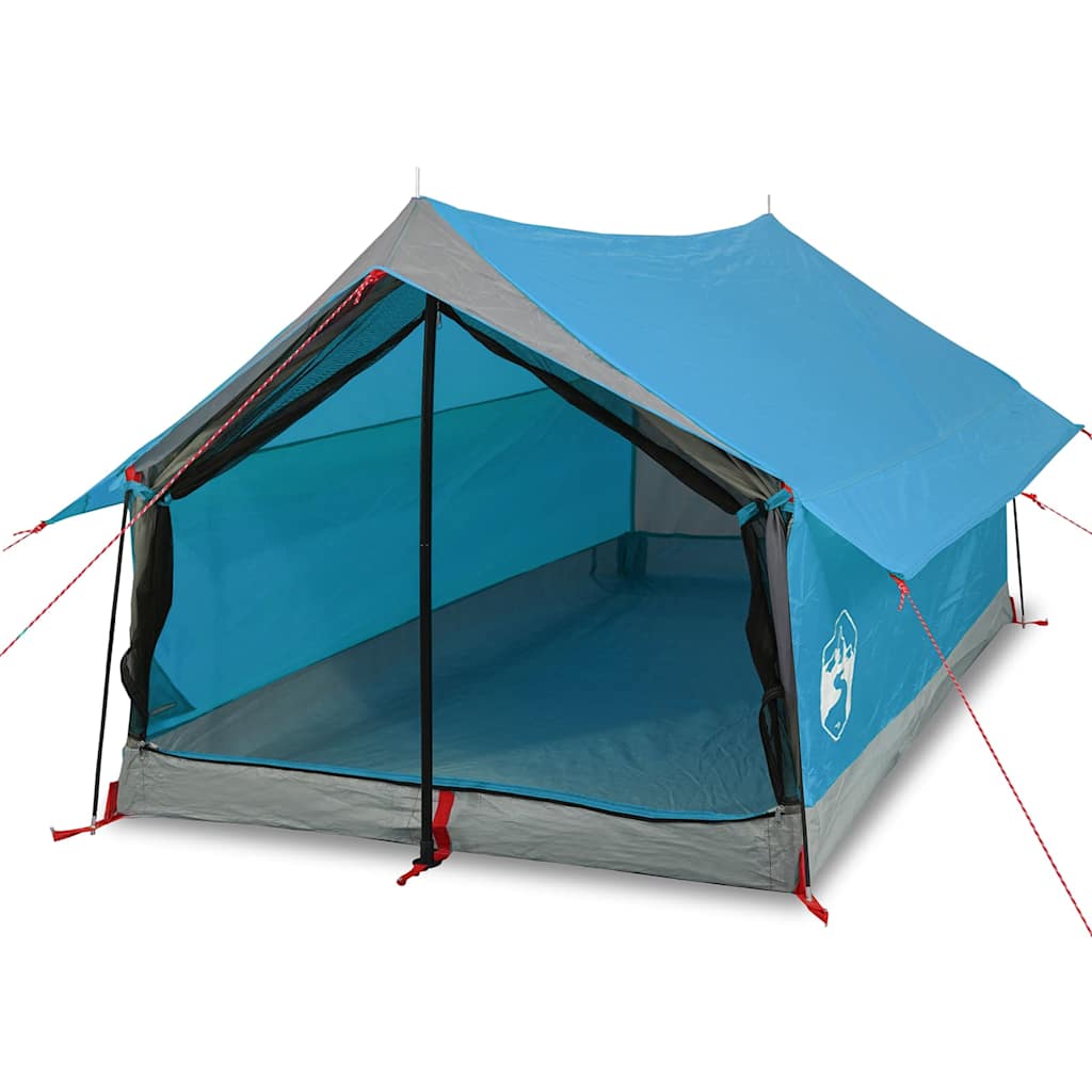 vidaXL Camping Tent 2-Person Blue Waterproof 2