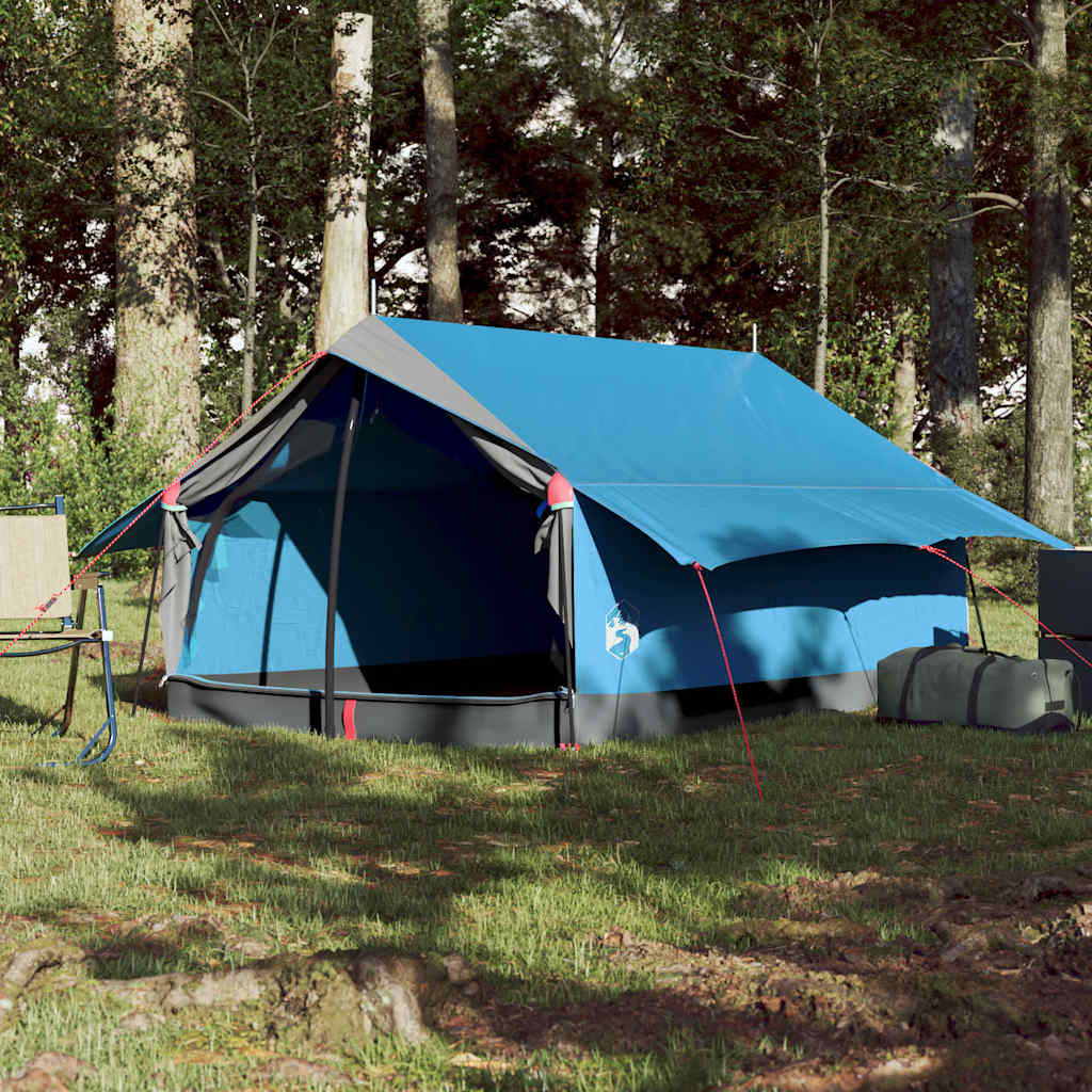 vidaXL Camping Tent 2-Person Blue Waterproof 3