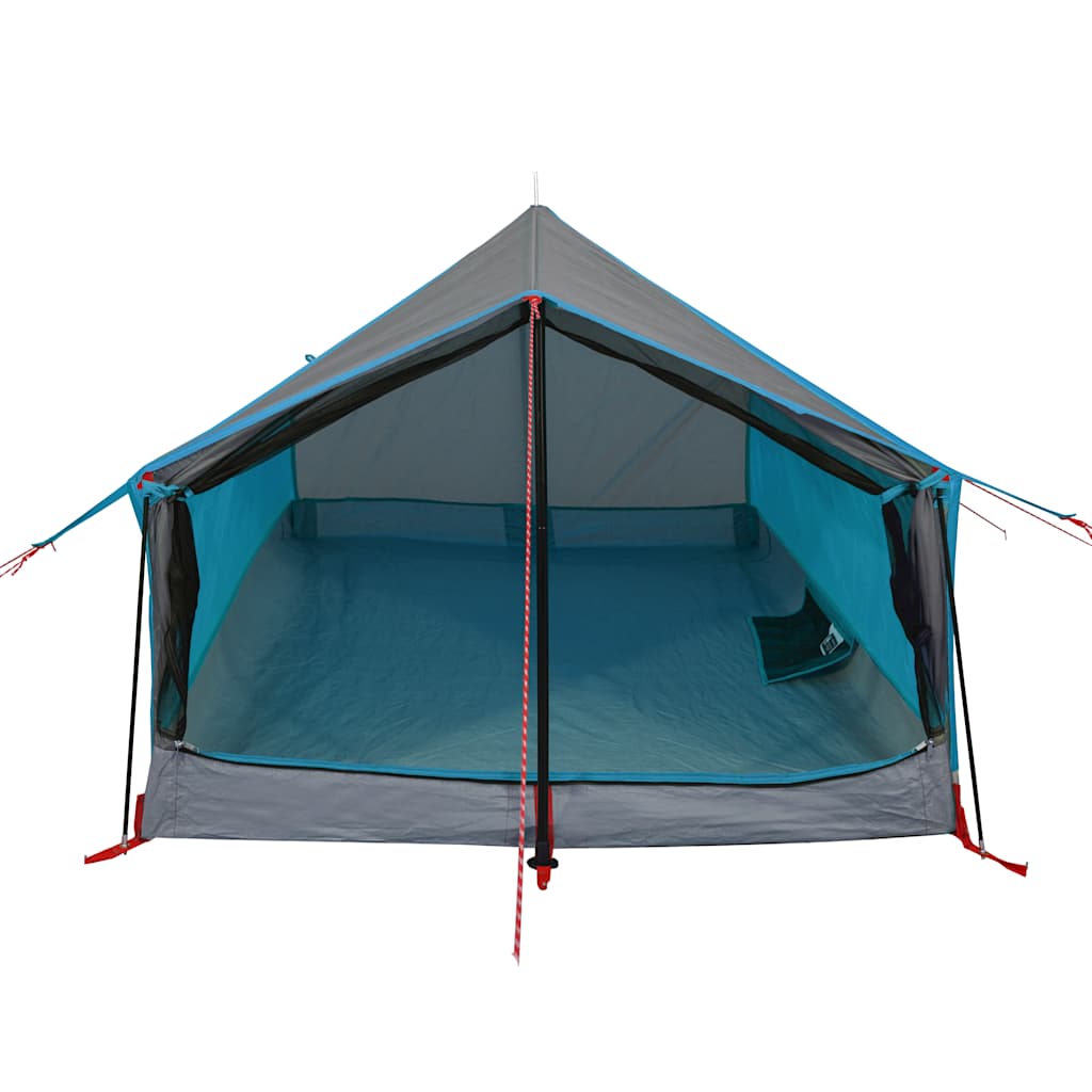 vidaXL Camping Tent 2-Person Blue Waterproof 5
