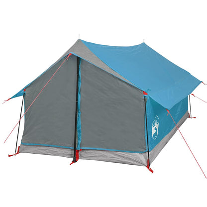 vidaXL Camping Tent 2-Person Blue Waterproof 6