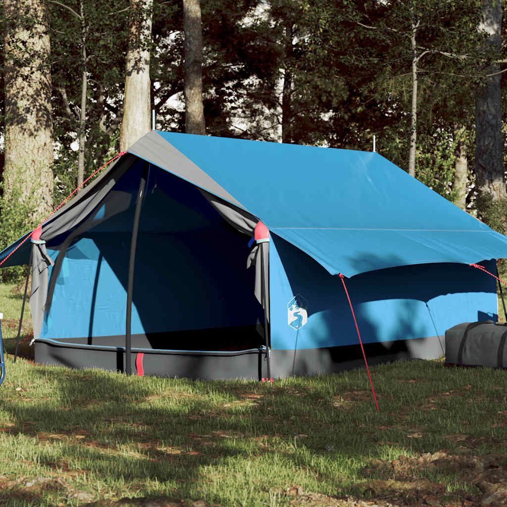 vidaXL Camping Tent 2-Person Blue Waterproof 1
