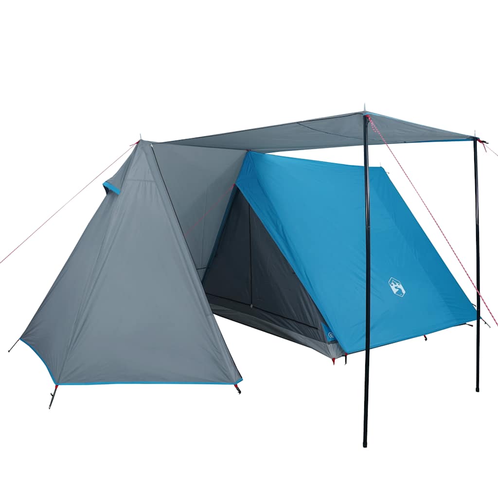 vidaXL Camping Tent 3-Person Blue Waterproof 4