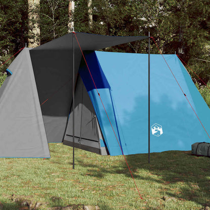 vidaXL Camping Tent 3-Person Blue Waterproof 1