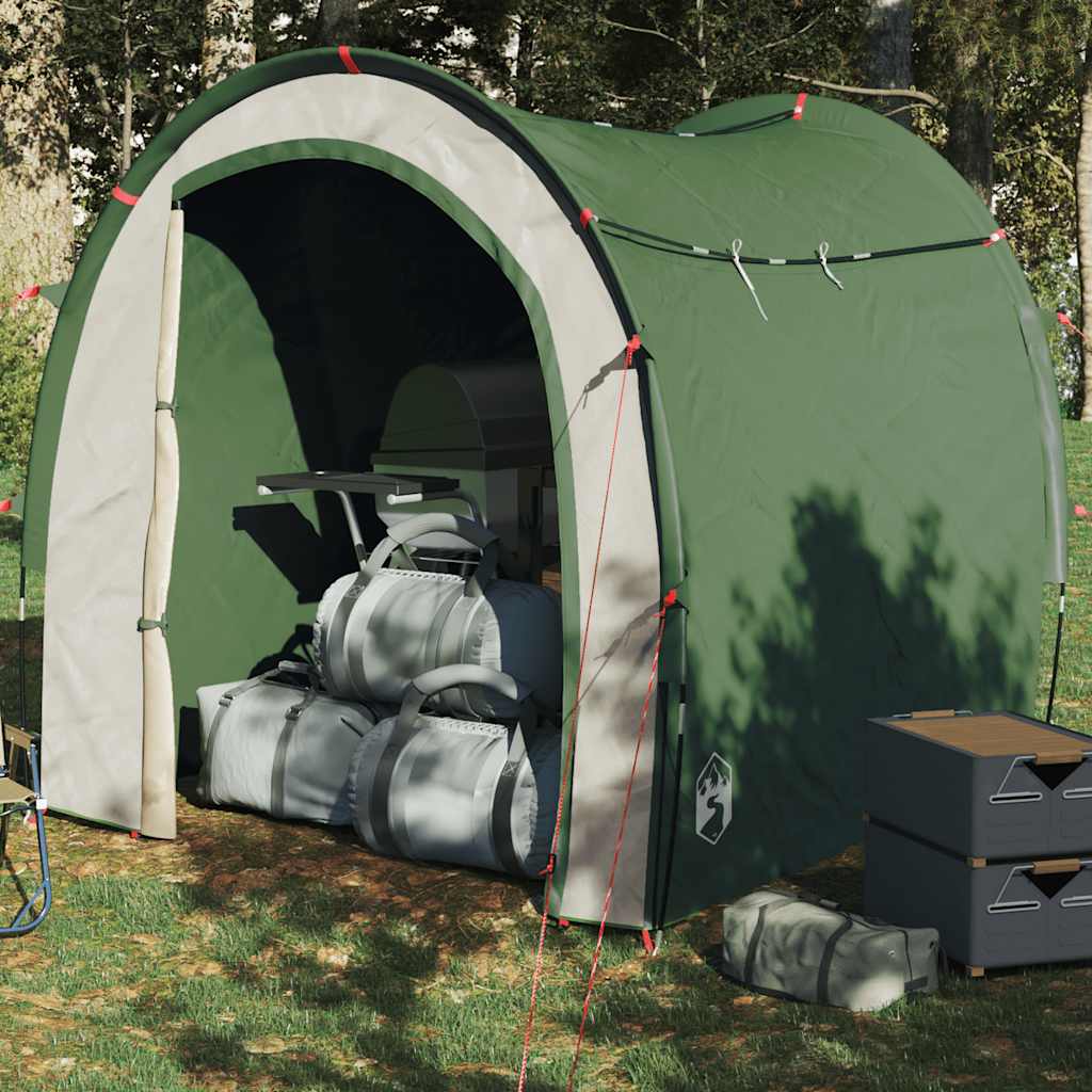 vidaXL Storage Tent Green Waterproof 1