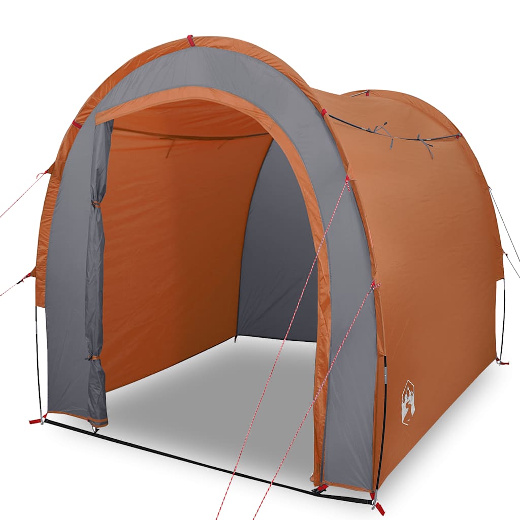 vidaXL Storage Tent Grey and Orange Waterproof 2