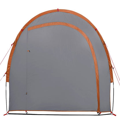 vidaXL Storage Tent Grey and Orange Waterproof 6