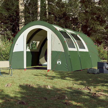 Camping Tent Tunnel 4-Person Waterproof Green