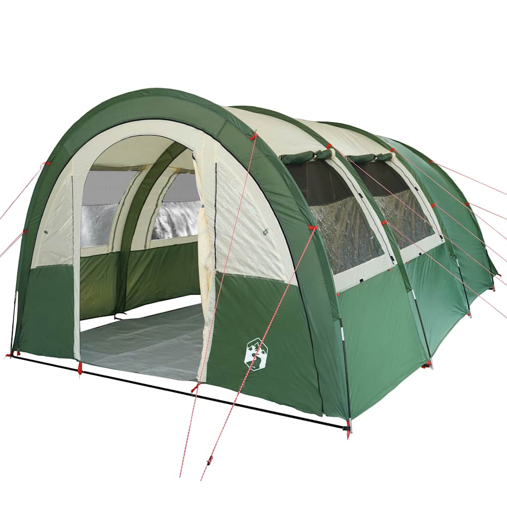 Camping Tent Tunnel 4-Person Waterproof Green