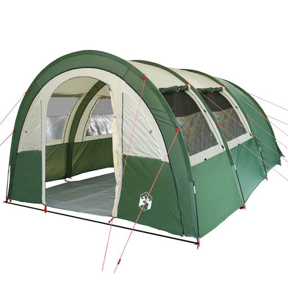 Camping Tent Tunnel 4-Person Waterproof Green