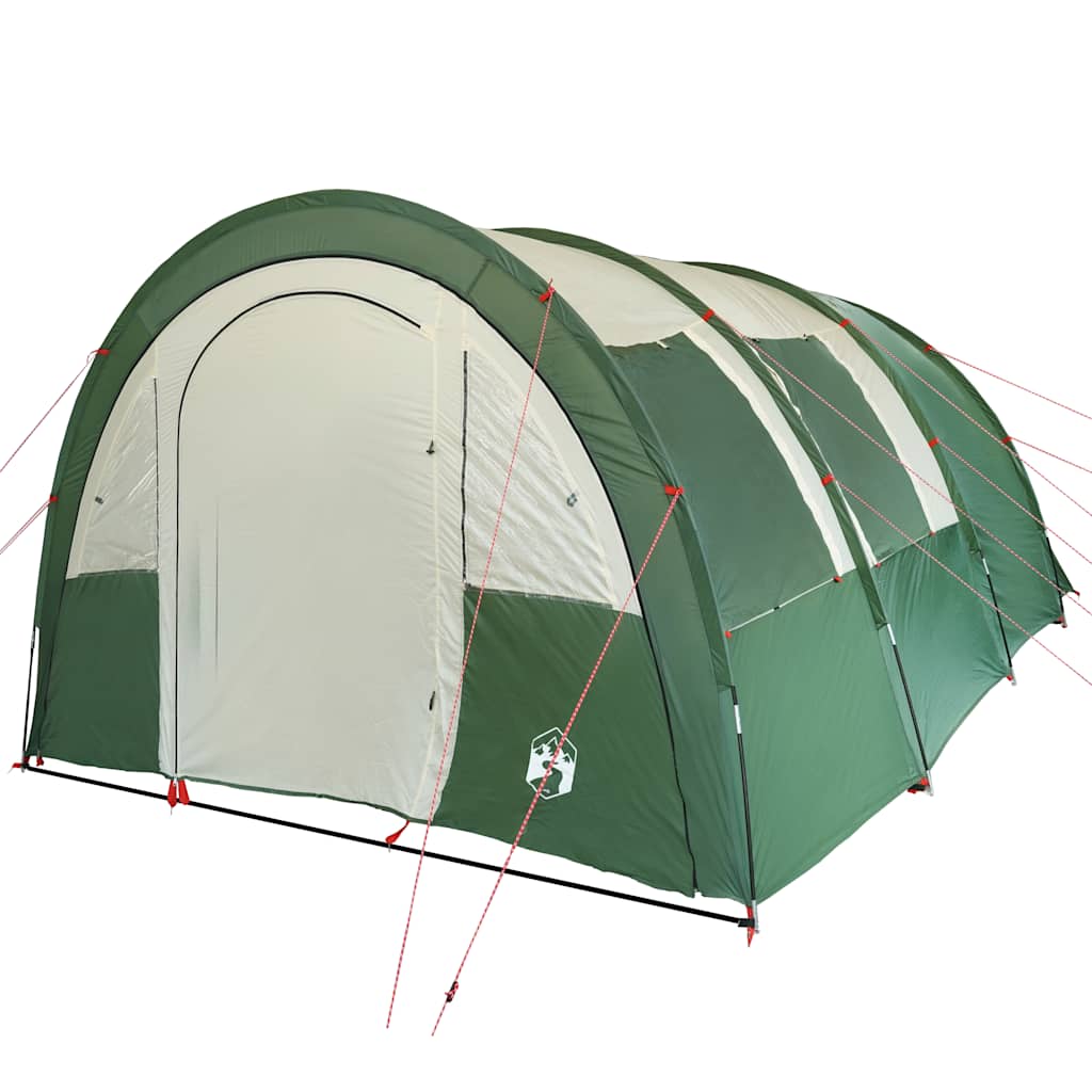 Camping Tent Tunnel 4-Person Waterproof Green