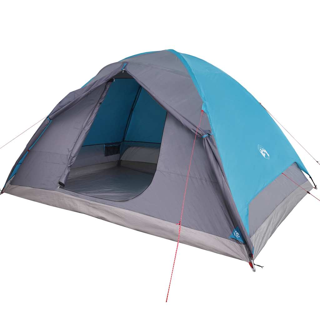 vidaXL Camping Tent Dome 6-Person Blue Waterproof 4