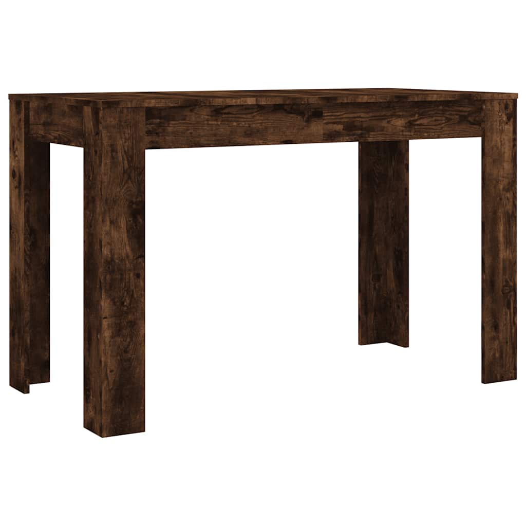 Dining Table 120x60x76 cm Engineered Wood Smoked oak