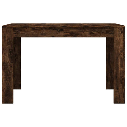 Dining Table 120x60x76 cm Engineered Wood Smoked oak