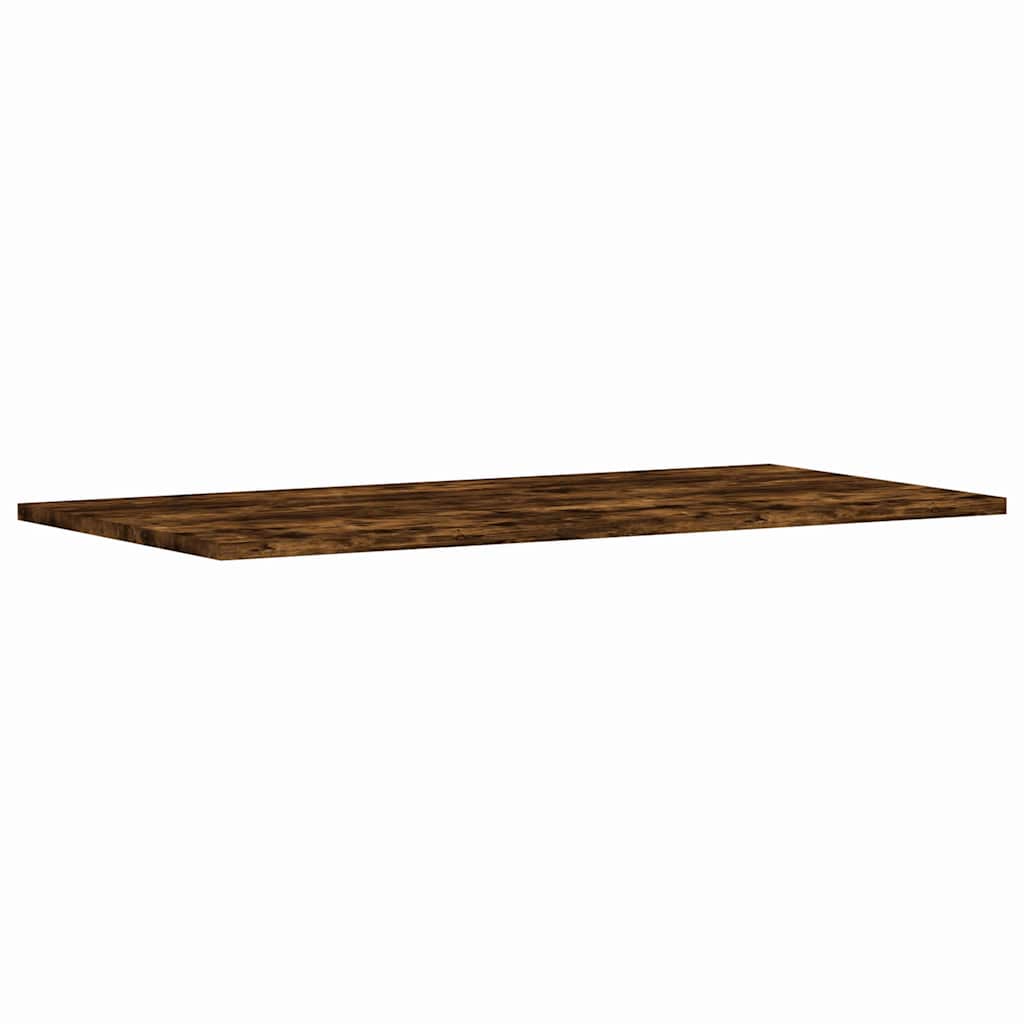 vidaXL Wall Shelves 4 pcs Smoked Oak 80x40x1,5 cm Engineered Wood 4