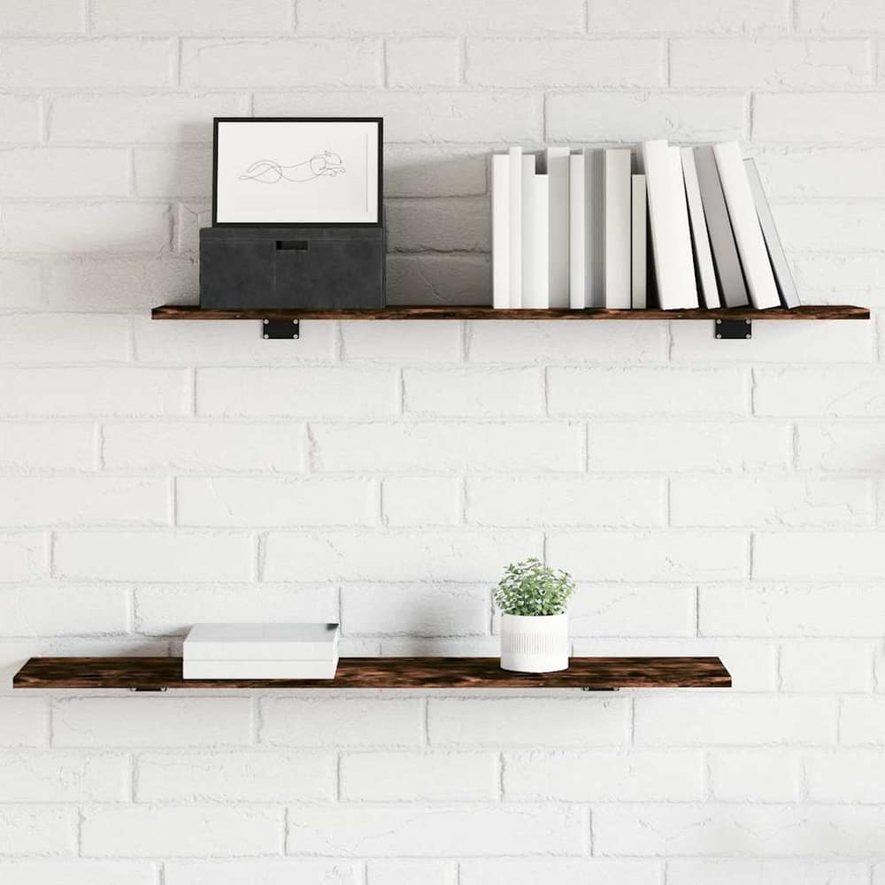 vidaXL Bookshelf Boards 100x20x1.5 cm Engineered Wood 4 pcs