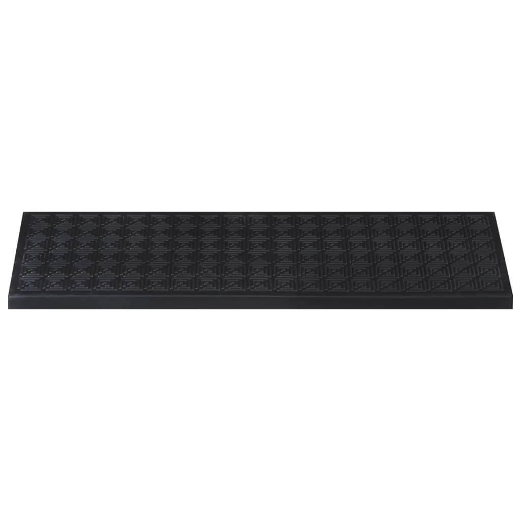 vidaXL Stair Treads 10 pcs 25x75 cm Rubber 5