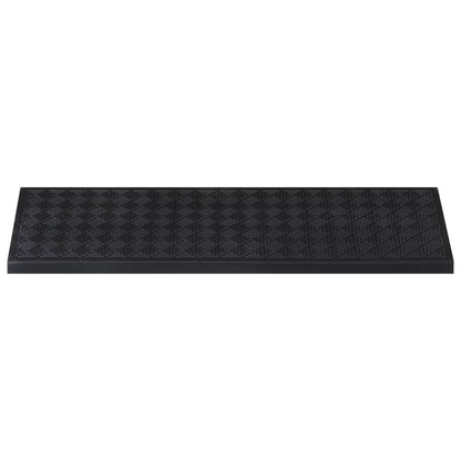 vidaXL Stair Treads 10 pcs 25x75 cm Rubber 5