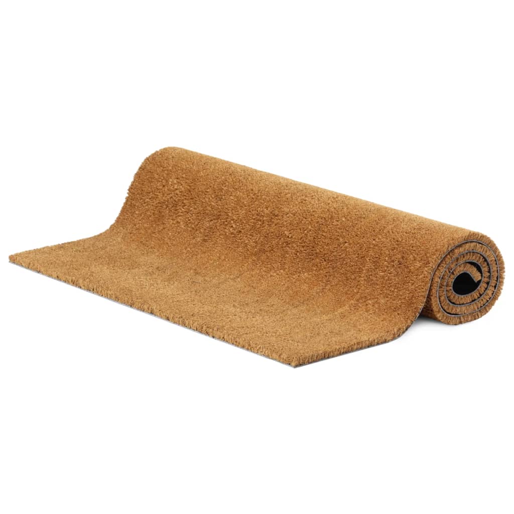 vidaXL Door Mat Natural 90x150 cm Tufted Coir 3