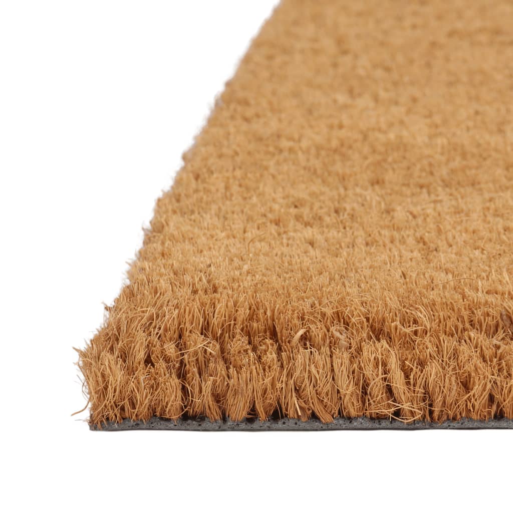 vidaXL Door Mat Natural 90x150 cm Tufted Coir 4