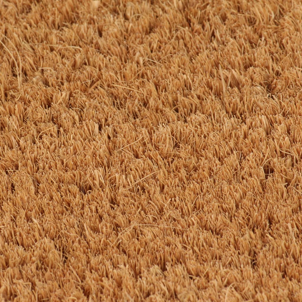 vidaXL Door Mat Natural 90x150 cm Tufted Coir 5