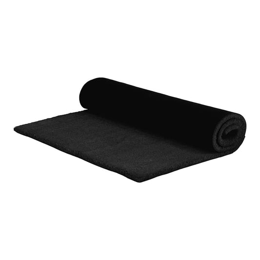 Door Mat Tufted Coir Black 80 cm 100 cm