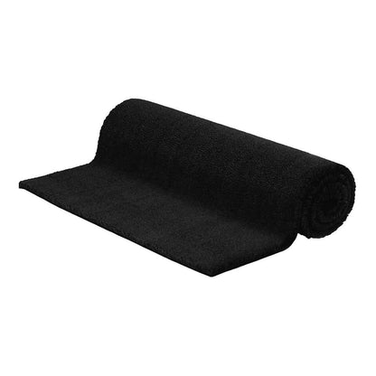 Door Mat Tufted Coir Black 100 cm 300 cm