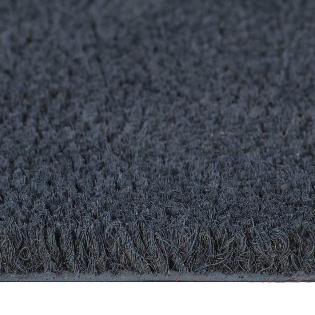 vidaXL Door Mat Dark Grey 80x100 cm Tufted Coir 4
