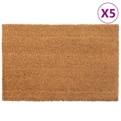 vidaXL Door Mat Natural Tufted Coir