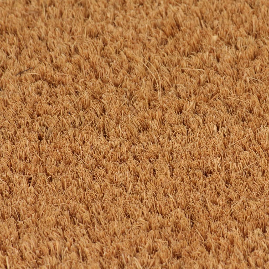 vidaXL Door Mat Natural 80x100 cm Tufted Coir 3
