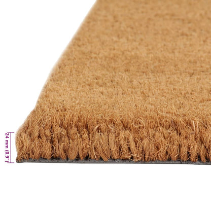 vidaXL Door Mat Natural 80x100 cm Tufted Coir 6