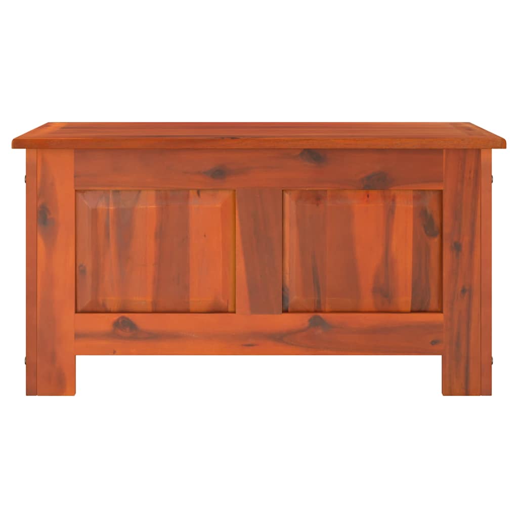 vidaXL Storage Chest with Lid Brown Solid Wood Acacia 4