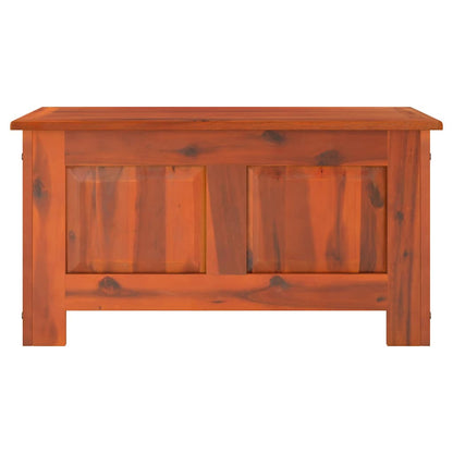 vidaXL Storage Chest with Lid Brown Solid Wood Acacia 4