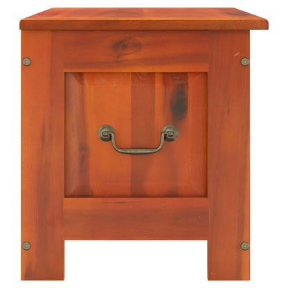 vidaXL Storage Chest with Lid Brown Solid Wood Acacia 5