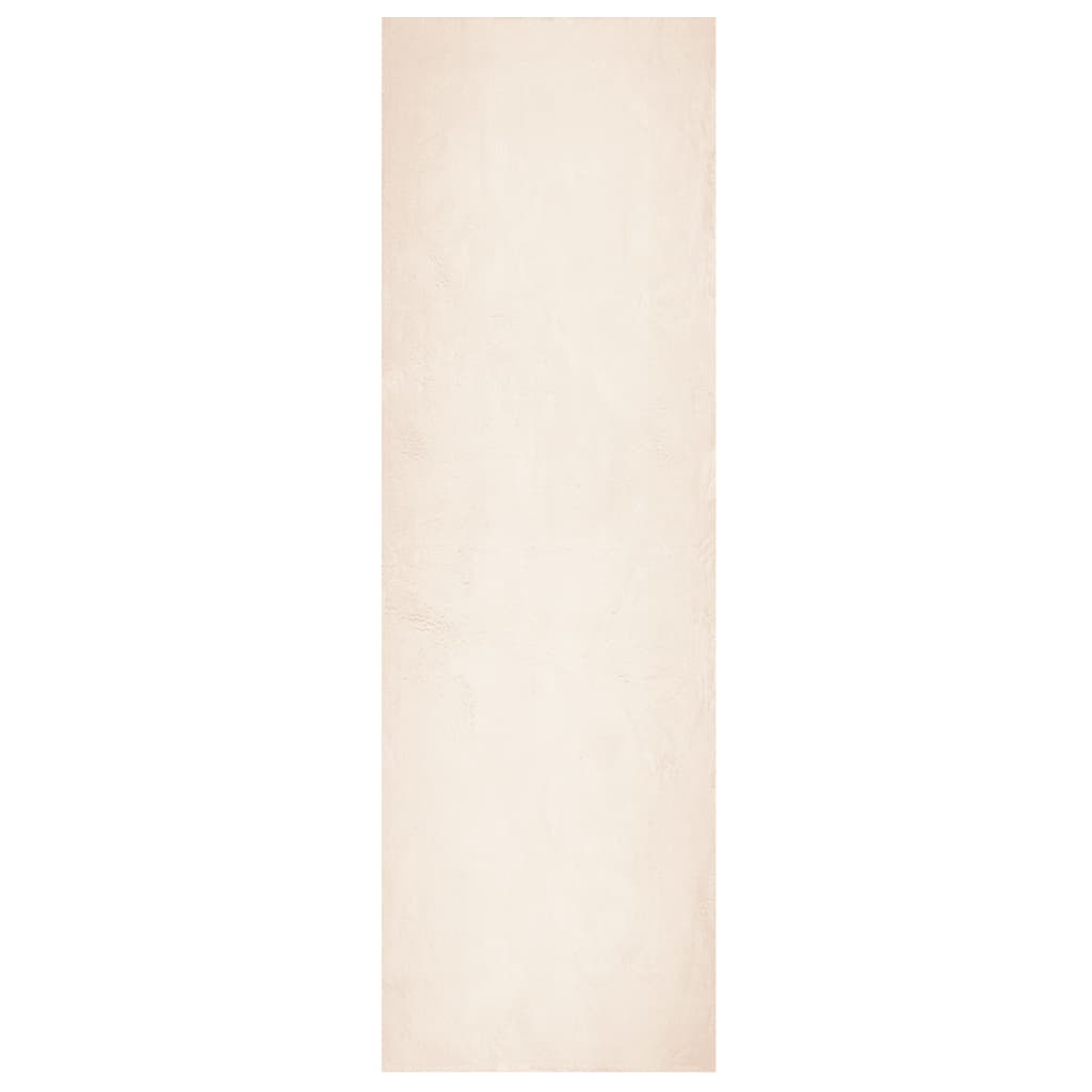 vidaXL Rug HUARTE Short Pile Soft and Washable Beige 80x250 cm 2