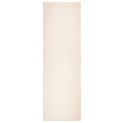 vidaXL Rug HUARTE Short Pile Soft and Washable Beige 80x250 cm 2