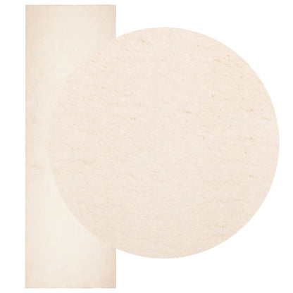vidaXL Rug HUARTE Short Pile Soft and Washable Beige 80x250 cm 3