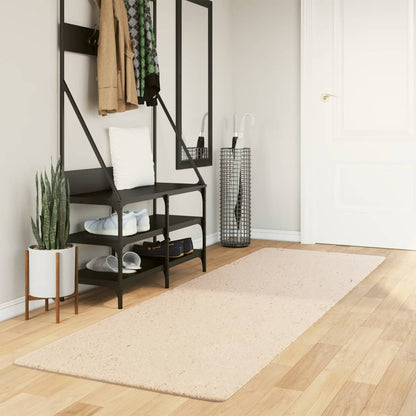 vidaXL Rug HUARTE Short Pile Soft and Washable Beige 80x250 cm 1
