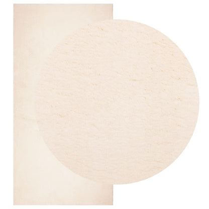 vidaXL Rug HUARTE Short Pile Soft and Washable Beige 100x200 cm 3