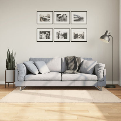 vidaXL Rug HUARTE Short Pile Soft and Washable Beige 120x170 cm 1