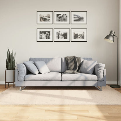 vidaXL Rug HUARTE Short Pile Soft and Washable Beige