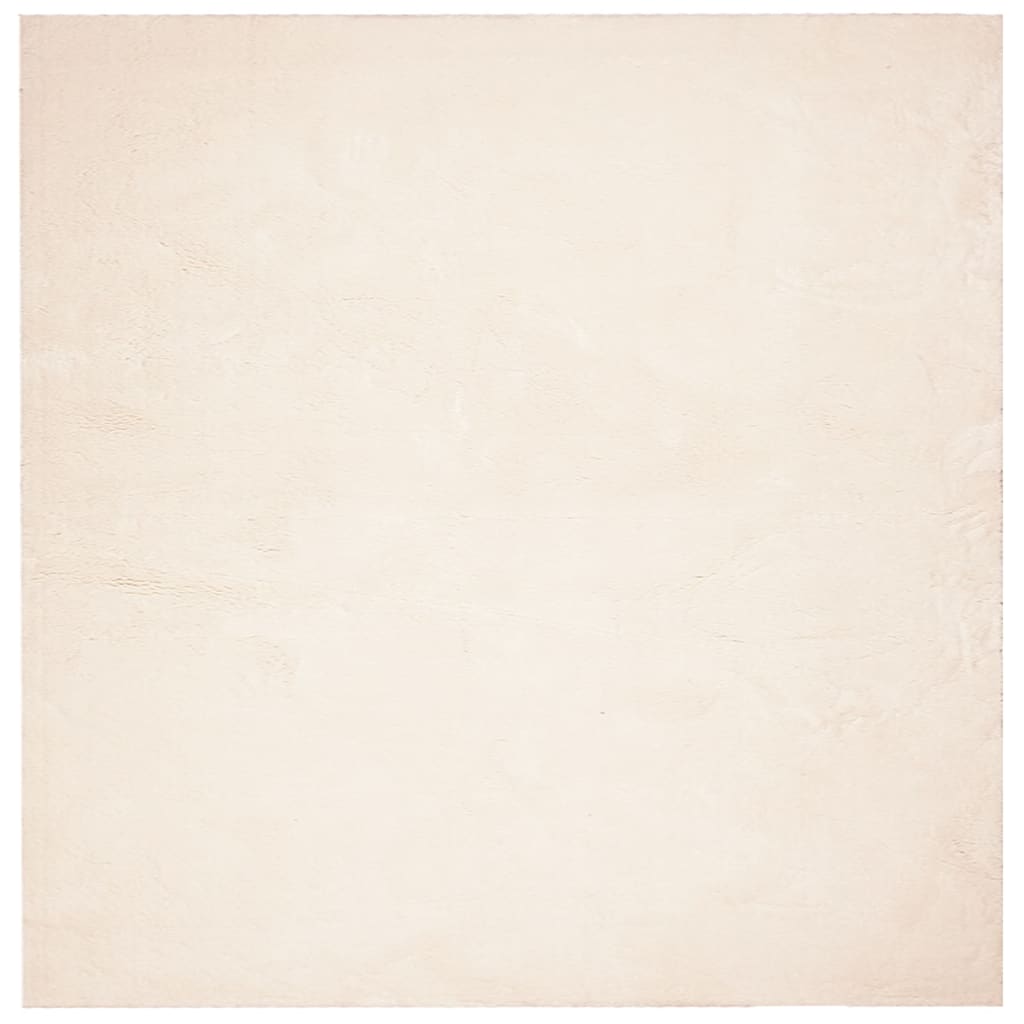Rug HUARTE Short Pile Soft and Washable Beige 60 x 110–Ø 80 cm 160 x 160 cm