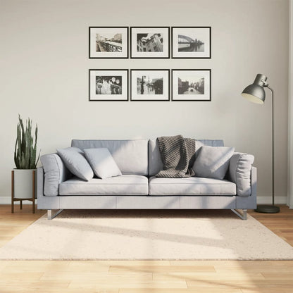 Rug HUARTE Short Pile Soft and Washable Beige 60 x 110–Ø 80 cm 160 x 160 cm