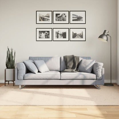 vidaXL Rug HUARTE Short Pile Soft and Washable Beige